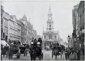 Cabs: Strand, London 1896