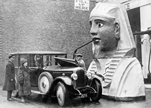 Petrol: A strange gas station, 1936