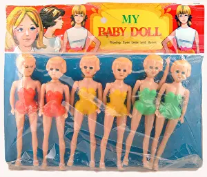 Dollies: Strange glamour dolls, 1960's, packaging, My Baby Doll