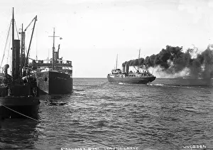 Steaming: Stranraer Boat, Leaving Larne