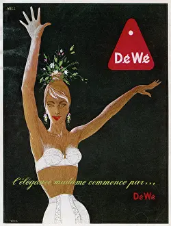 Strapless: STRAPLESS BRA ADVERT/50S
