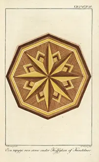 Interior Decoration: Straw mat for a coffeepot or candlestick