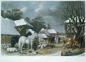 Giller: A Straw Yard – winter farmyard