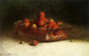 Strawberries: Strawberries in a Clear Bowl