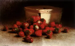 Strawberries: Strawberries and an Upright Box