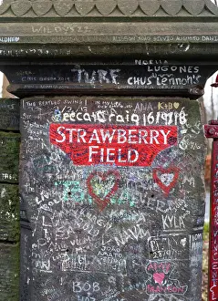 Liverpudlian: Strawberry Field gate, Liverpool, England