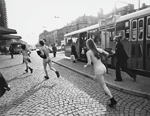 Streaker: Streakers in Munich, Germany, 1974.. ?