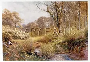 Ockley: STREAM IN SPRING WOODS