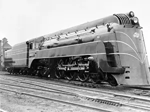 Northwestern: Streamlined E-4 diesel locomotive