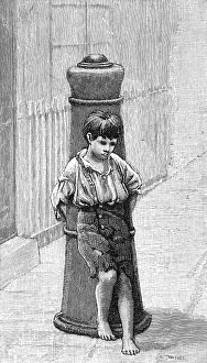Bollard: STREET ARAB/LAMPPOST 19C