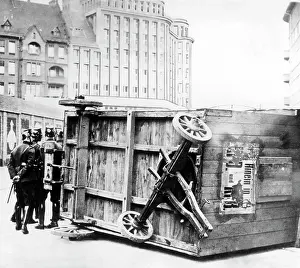 Barricades: Street barricade, 1929
