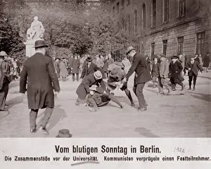 Streetlife: Street battle in Berlin, 1922