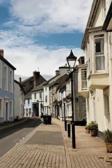 Pedestrianised: Street in Buckfastleigh, Devon