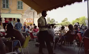 Corfu: Street cafe in Corfu, Greece