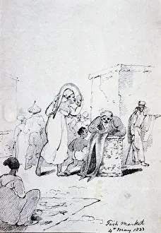 D Oyly: A Street in Cape Town, 1833
