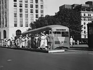 Commute: Street Car - People - Transportation