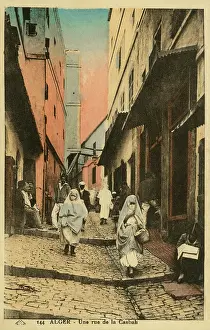 Algerians: A street in the Casbah, Algiers