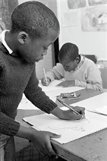 Streetwise: Street child being educated at Streetwise