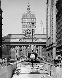 Appropriation: Street Construction in Front of Grand Central Station with