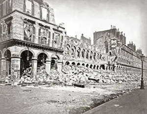 Commune: Street damage, Paris Commune 1871