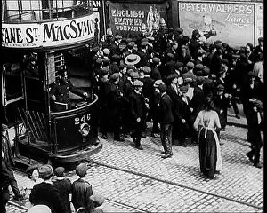 Approaches: Street Disturbances By A Tram Line During A