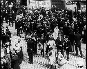 Disturbances: Street Disturbances By A Tram Line During A