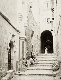 Sill: Street in Jerusalem, the house of St Veronica