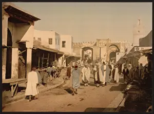 Kairwan: A street, Kairwan, Tunisia