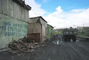 Decay: Street in Karaul settlement, 1997