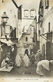 Kasbah: A street in the Kasbah, Algiers
