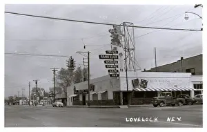 Motel: Street in Lovelock, Nevada, USA