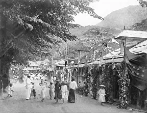 Seychelles: Street in Mahe, Seychelles