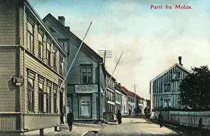 Molde: A street in Molde, Norway