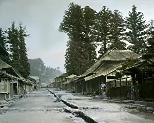 Nikko: Street in Nikko, Japan