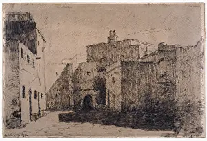 Lebourg: A street in an Oriental city