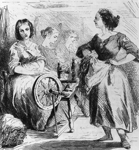 Prostitute: Street prostitutes in the Berlin workhouse, 1857
