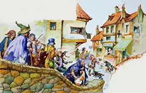 Violins: Street Scene