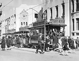 Streetcar: Street scene in Algiers, 1929