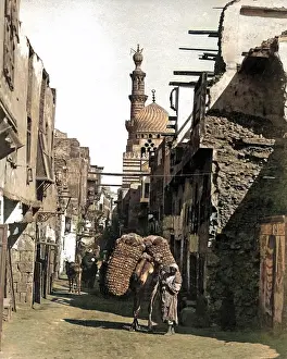 Burden: Street scene, Cairo, Egypt