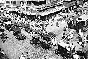 Calcutta: Street scene in Calcutta, 1926