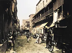 Town & Country Planning: Street scene in Calcutta, India