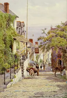 Clovelly: Street Scene in Clovelly