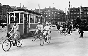 Kopenhagen: Street scene in Copenhagen, 1932