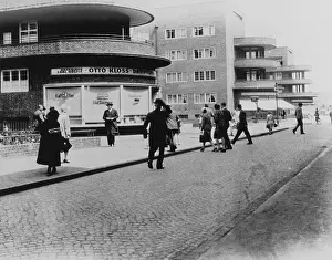 Cobblestones: Street scene in Copenhagen, Denmark