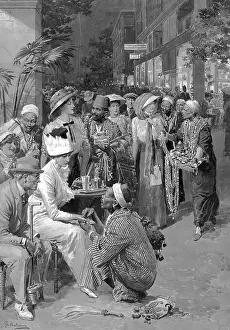 Trinkets: Street scene in Egypt