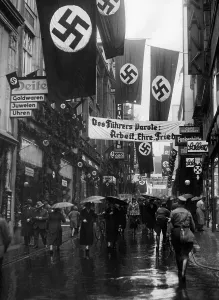 Essen: Street scene in Essen, 1936