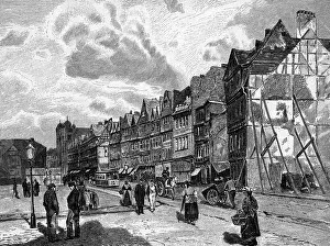 Judengasse: Street scene, Frankfurt