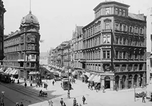 Nordmann: Street scene in Hanover, 1911