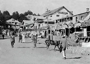 Stationers: Street scene in India