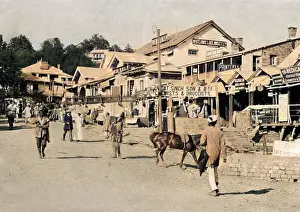 Stationers: Street scene in India